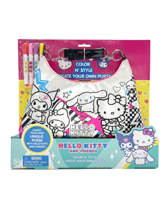 Hello Kitty & Friends Colour Your Own Purse