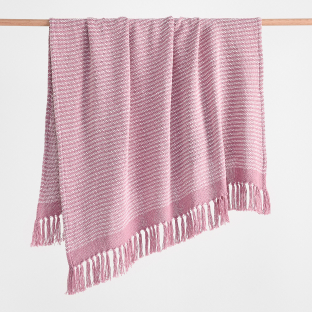 Ennis Lightweight Knit Throw - Lilas