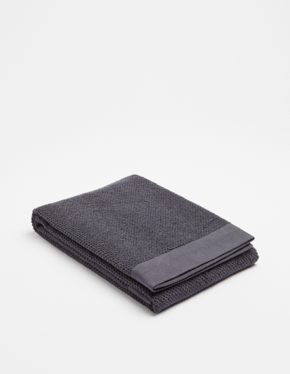 Australian Cotton Bath Towel - Milo - Charcoal