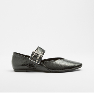 Buckle Strap Ballet Flat