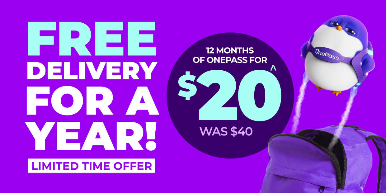 FREE DELIVERY FOR A YEAR! LIMITED TIME OFFER