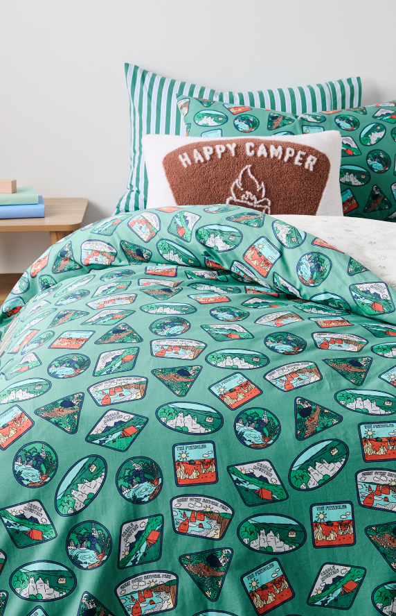 Scout Badges Cotton Quilt Cover Set