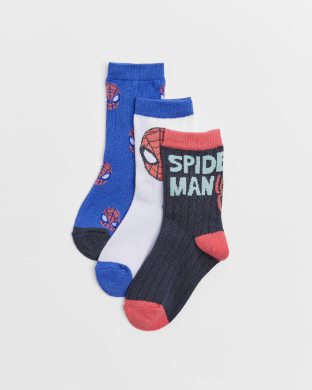 Marvel Spider-Man Boys Crew Socks 3 Pack