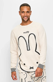 Family Matching Miffy Mens Waffle Pyjama Set