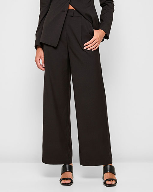 Tailored Wide Leg Pants