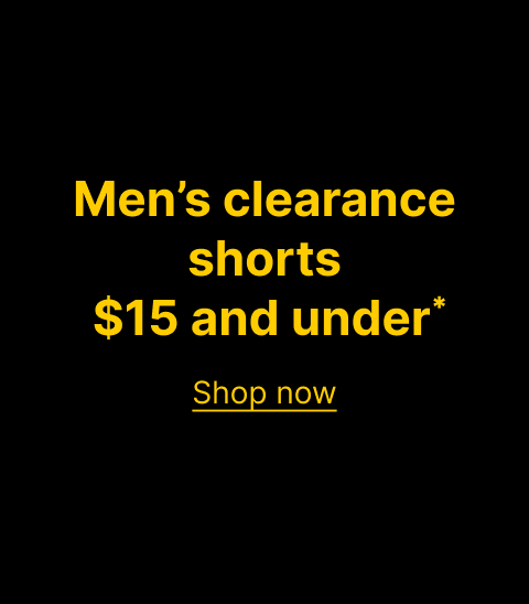 Men’s clearance shorts