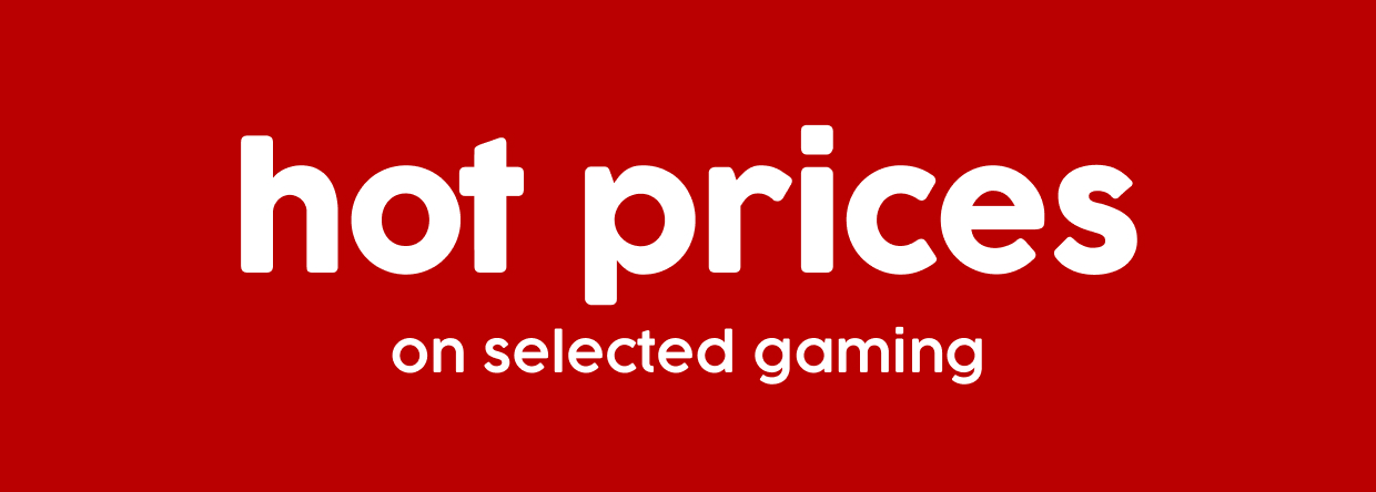 hot prices on selected gaming