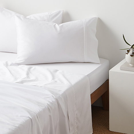 Egyptian Cotton 600 Thread Count Deep Sheet Set - White