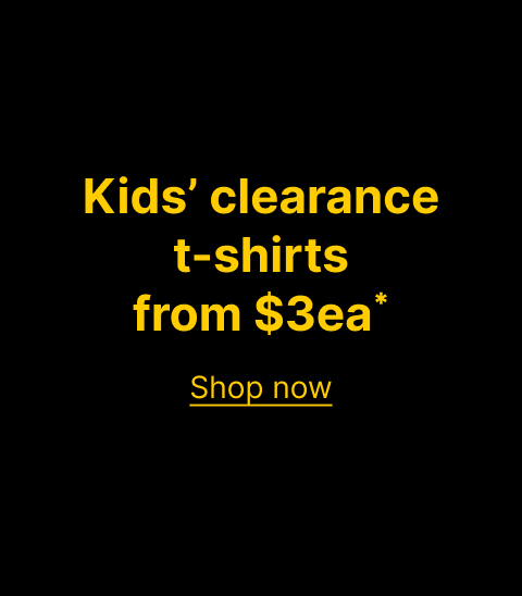 Kids’ clearance t-shirts