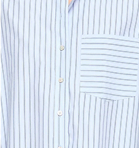 Oversized Stripe Shirt - Blue / Stripe