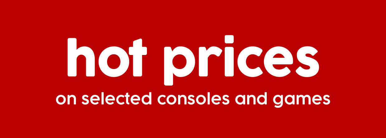 hot prices on selected consoles and games