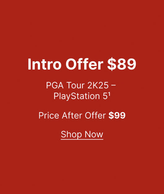 Intro Offer $89 PGA Tour 2K25 – PlayStation 5