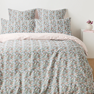 Meadow Ditsy Floral Australian Cotton Quilt Cover Set