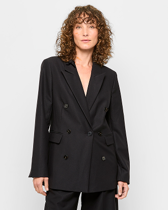 Preview polished double breasted blazer