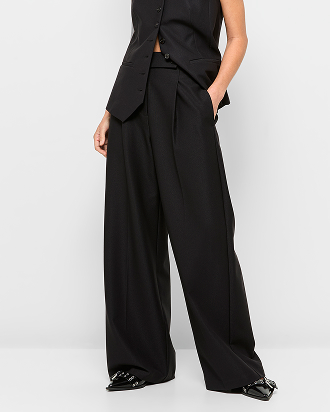 Preview polished ultra wide leg pants