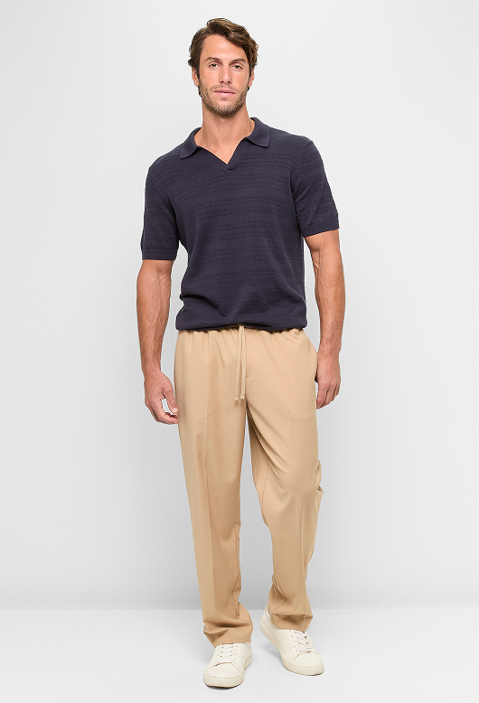 Preview elastic waist pants