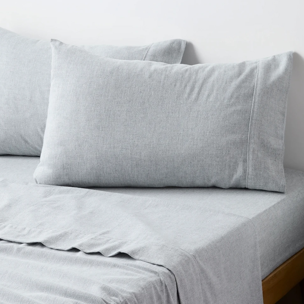 Chambray Flannelette Sheet Set - QB