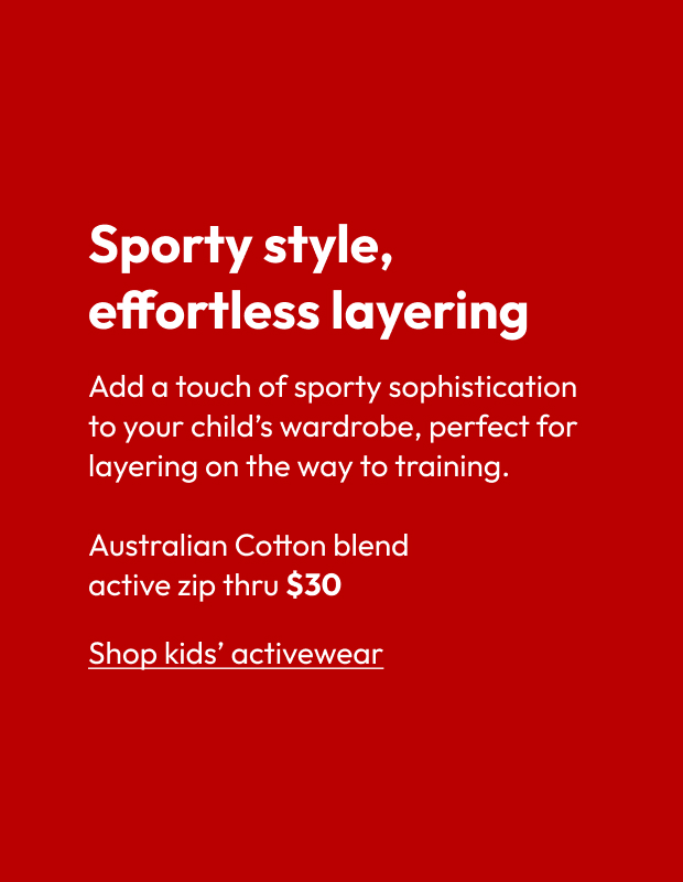 Sporty style, effortless layering