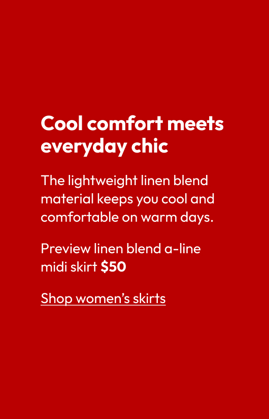 Cool comfort meets everyday chic 