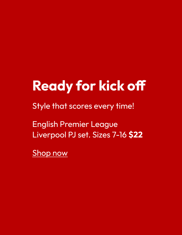 English Premier League Liverpool PJ set. Sizes 7-16 $22