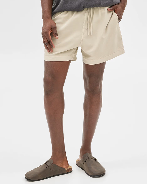 Washed swim shorts