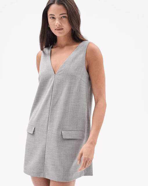 V-Neck shift dress