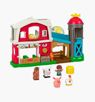 Little People Caring for Animals Farm