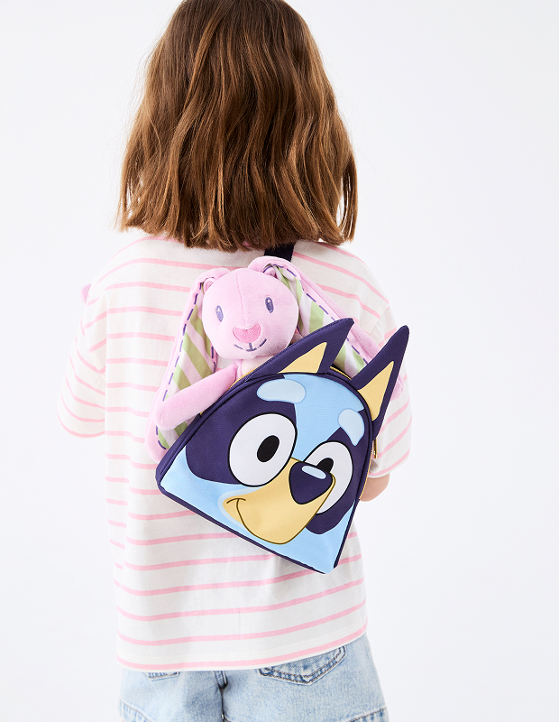 Bluey crossbody bag $25 Bluey Plush Family & Friends. Assorted* $12ea. Save $3