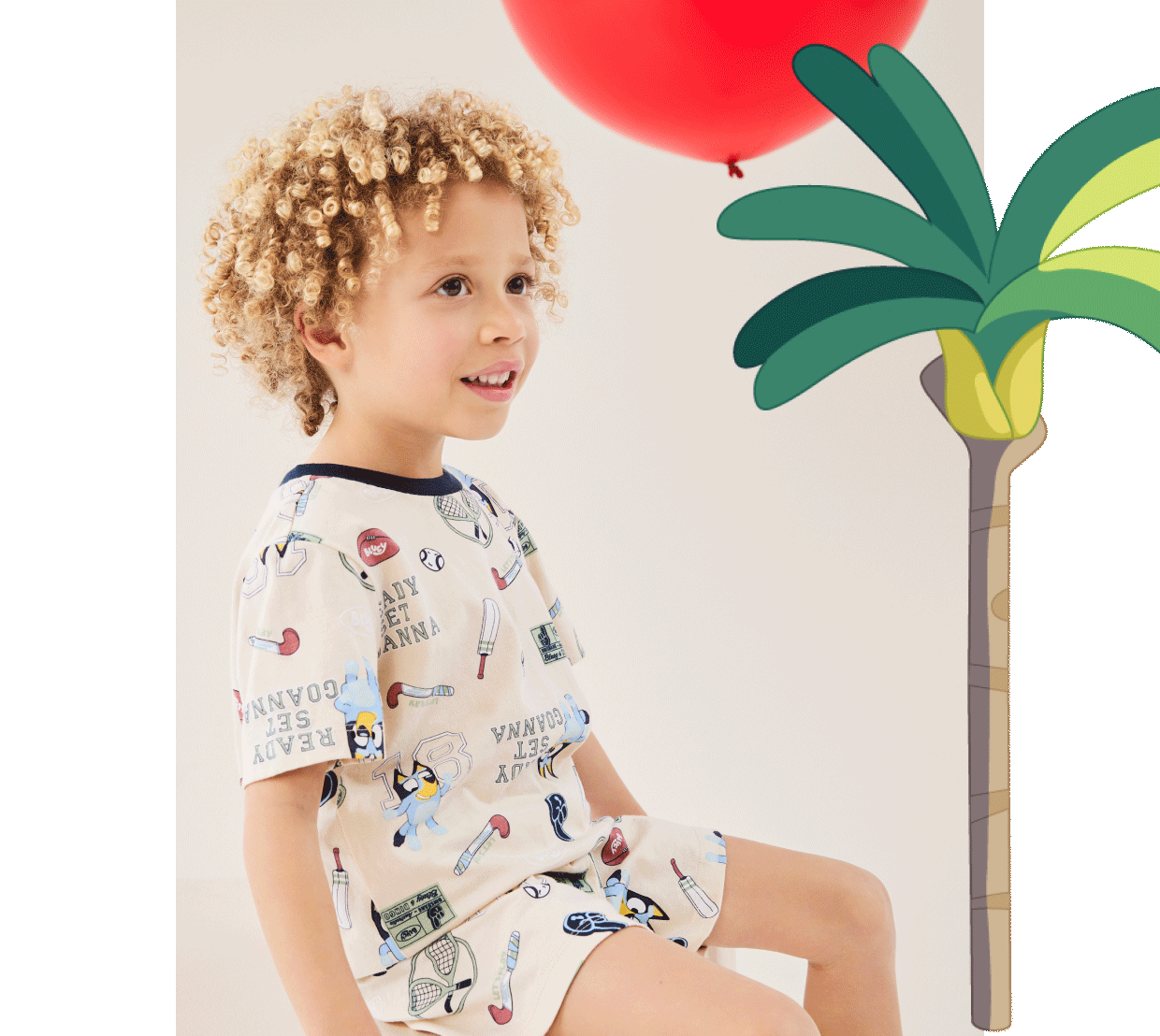 Bluey Australian Cotton short PJ set. Sizes 1-7