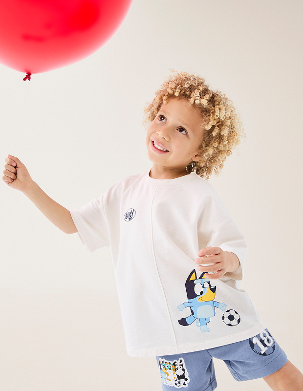 Bluey tee. Sizes 1-6 $12 Bluey shorts. Sizes 1-6 $18