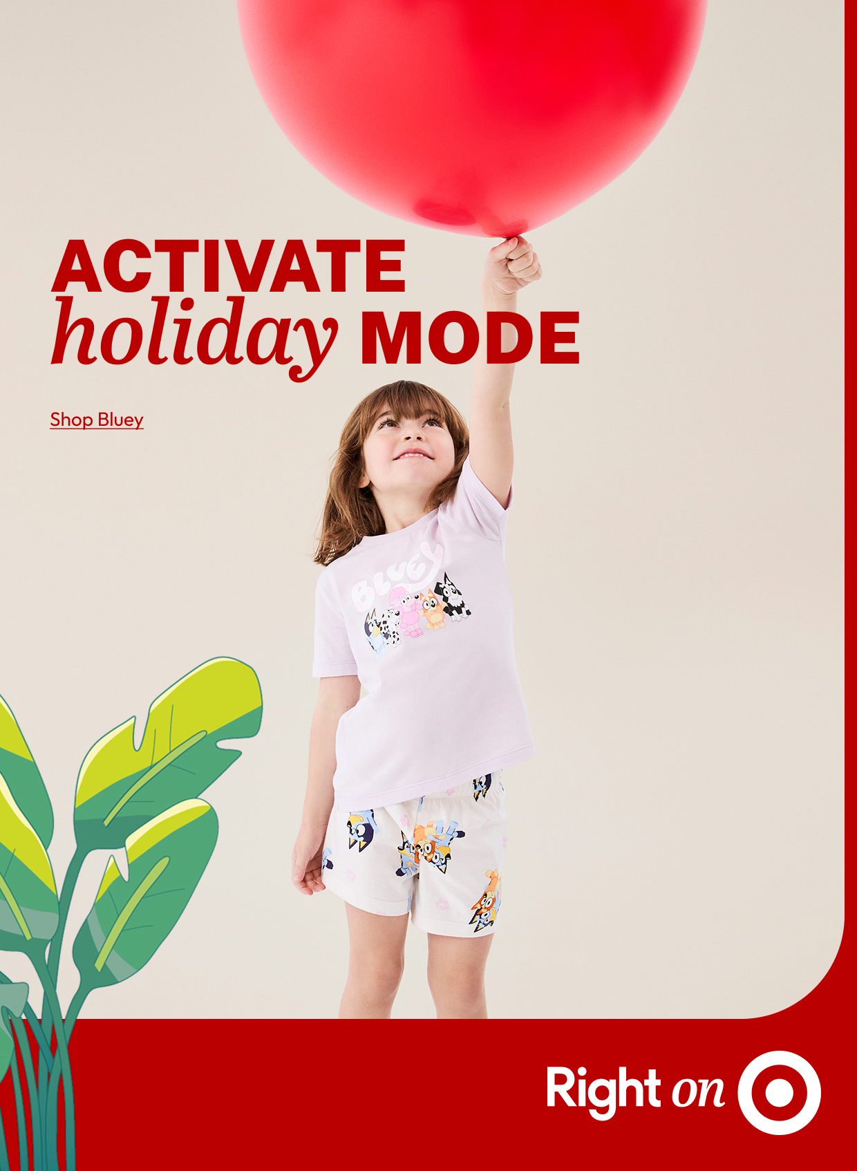 ACTIVATE holiday MODE