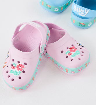 Bluey pink clog - size 3-7