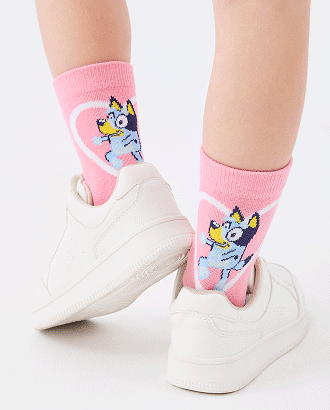 Bluey crew socks