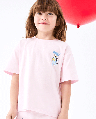 Bluey Australian Cotton tee. Size 1-8