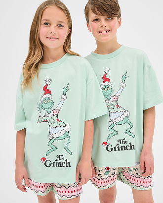 Christmas the Grinch cotton PJ set. Sizes 8-16