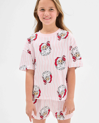 Santa Australian Cotton PJ set. Sizes 8-16