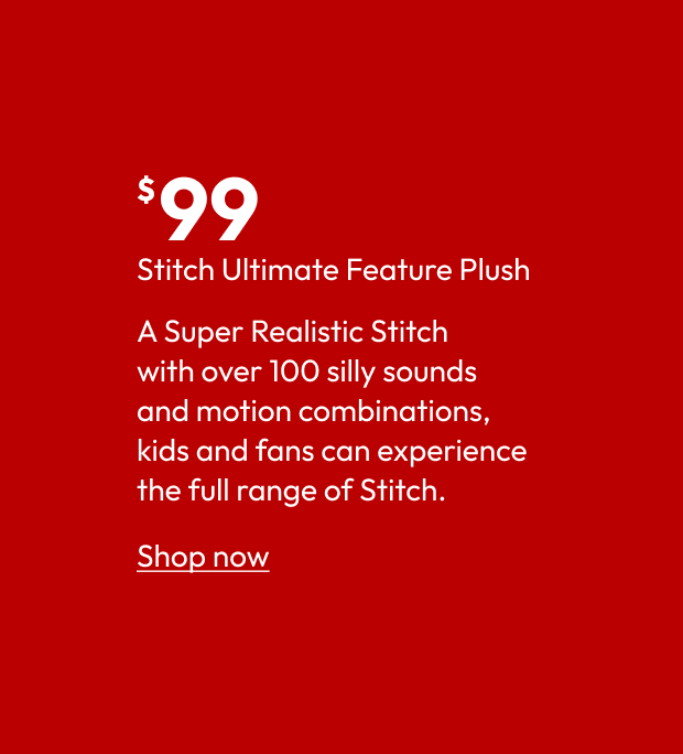 Stitch Ultimate Feature Plush