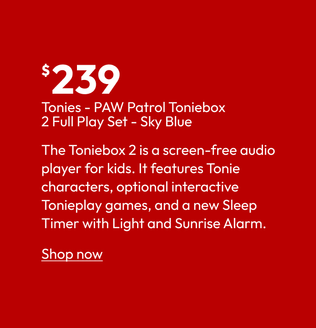 Tonies - PAW Patrol Toniebox 2 Full Play Set - Sky Blue