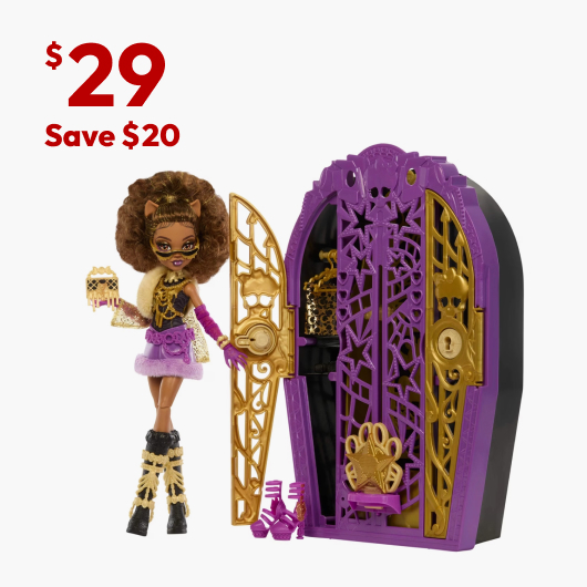 Save on selected dolls & plush toys