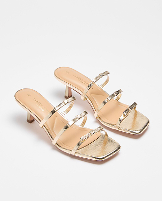 Harper bow kitten heel