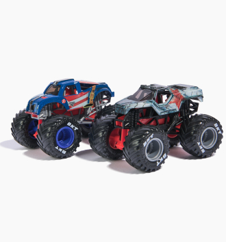 Monster Jam 1:64 Marvel 2-Pack. Assorted^