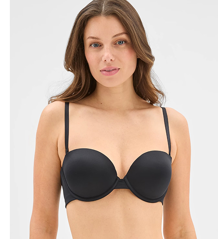 Medium pushup strapless bra