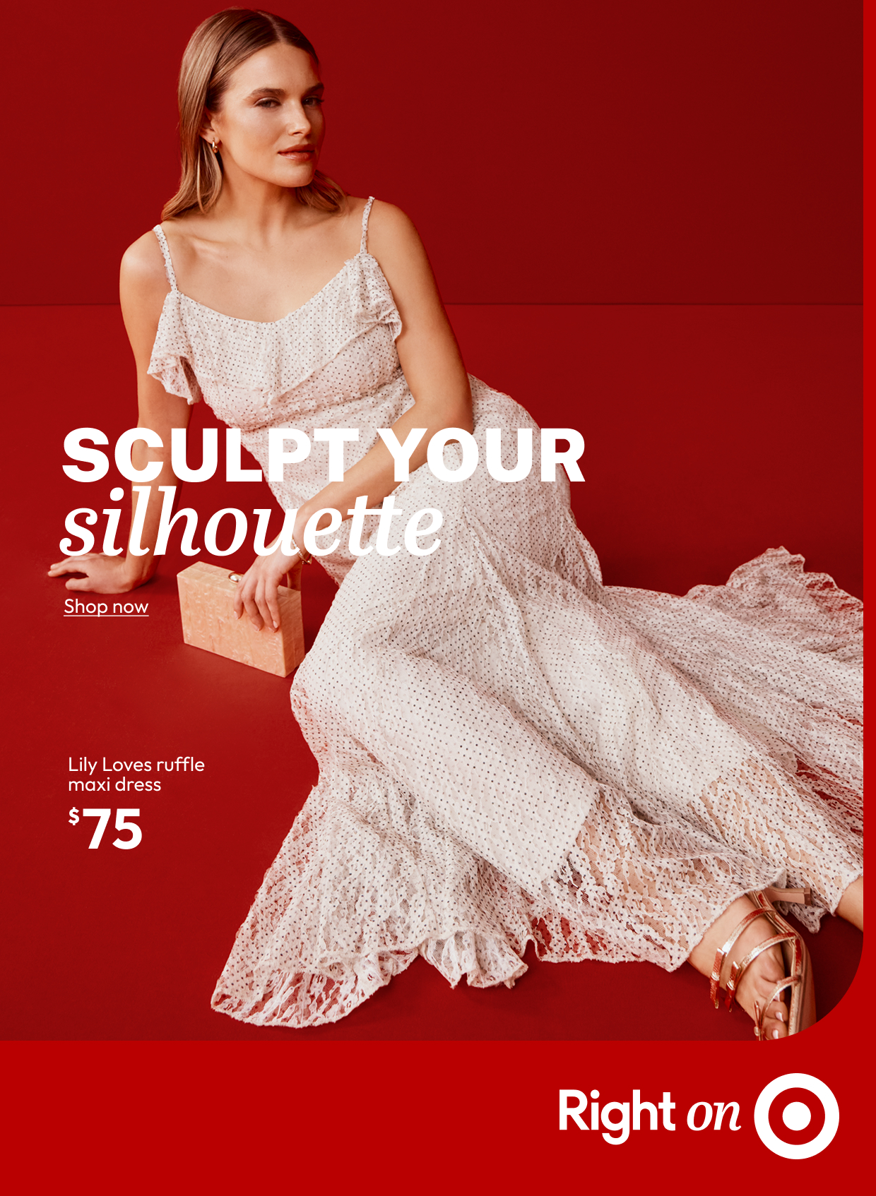 Lily Loves ruffle maxi dress