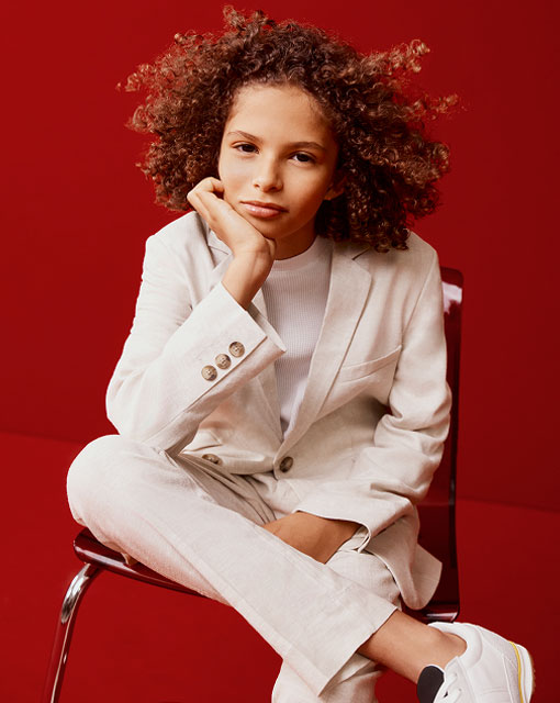 Kids’ European linen