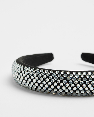 Large diamante headband