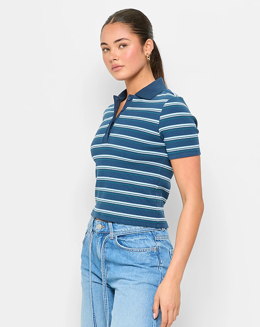 Australian Cotton Knit Polo Top