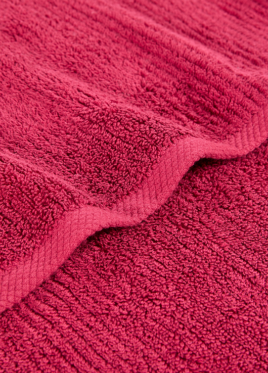 Australian Cotton piper ribbed bath towel