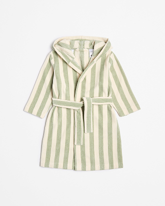 Towelling hooded gown*