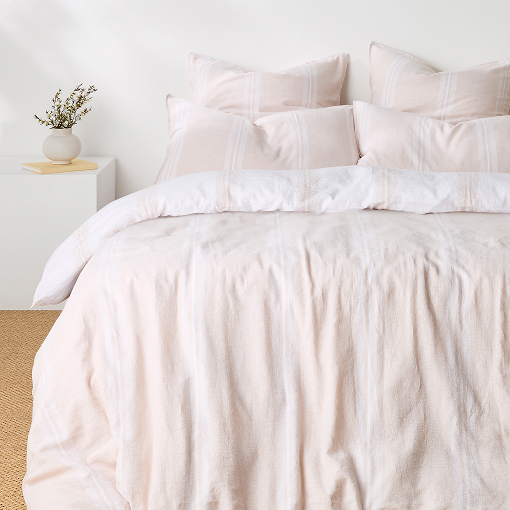 Rowie stripe linen cotton QCS