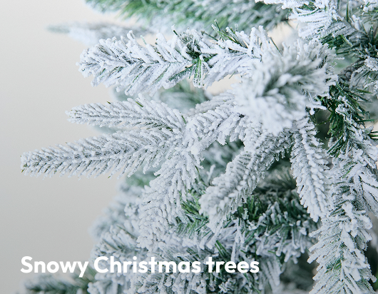 Snowy Christmas trees